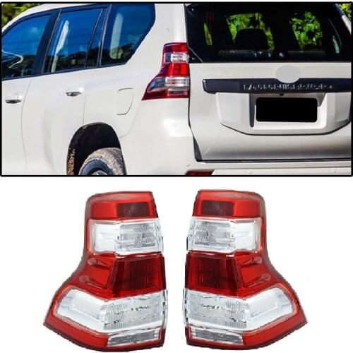 Wooeight Car Light Assembly Auto Rear Tail Light Turning Signal Brake Lamp Warning Bumper Light Fit For Toyota Prado 2014-2017