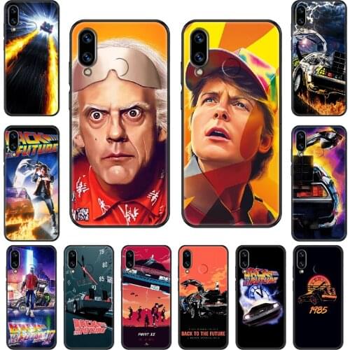 TV Back To The Future Phone case For Huawei Honor Mate 5 7 8 9 10 20 i A X Lite Pro black soft cell cover luxury Etui fashion