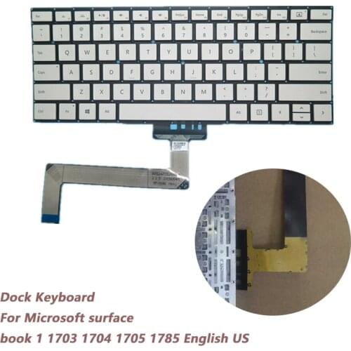 Dock Keyboard For Microsoft surface book 1 1703 1704 1705 1785 English US