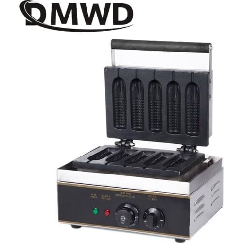 Electric Waffle Sausage Machine Crispy Corn French Hot Dog Lolly Stick Muffin Breakfast Frying Pan Hotdog Baking Grill Oven EU