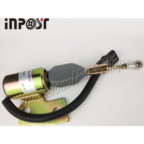 Fuel Shutoff Solenoid 3991167 12v SA-4941-12 J932529 87420952 For Hyundai R130 R170