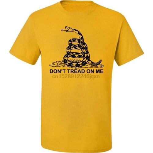 Dont Tread On Me T-Shirt Gadsden Flag Political Patriot Wholesale Tee Shirt