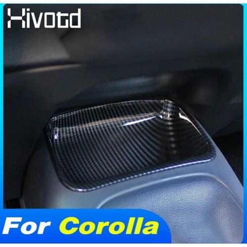 Hivotd Central Control Storage Box Container Interior Accessories Car Modification Organizer Parts For Toyota Corolla Sedan 2021