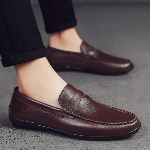 Casual Shoes For Men Sapato Masculino Casual Men Shoes Loafers Sneaker Zapatos De Hombre Leather Mens Shoe Spring Cuero