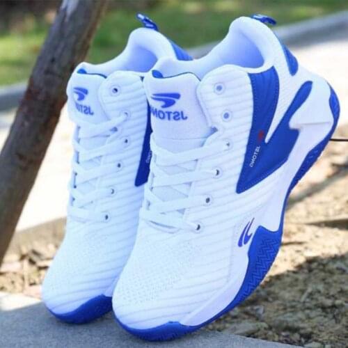 New Fashion Men Basketball Shoes Air Cushion Basketball Sneakers Women Breathable Anti-Skid Outdoor Sports Shoe Tenis Masculino