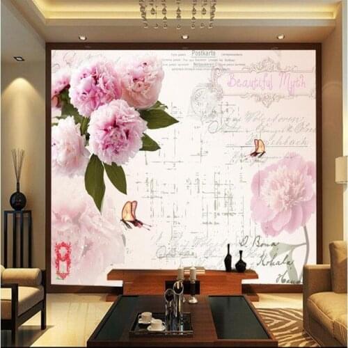 Custom mural large mural sofa TV background wallpaper 3D stereo European pattern wallpaper mural
