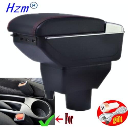 For TOYOTA Yaris armrest For TOYOTA Yaris Vitz Car armrest box car accessories central storage box Retrofit parts with USB