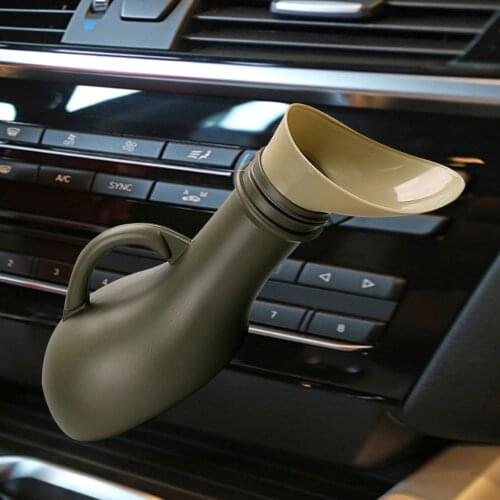 Urinal Bottle Portable Urinal Potty with Lid and Extension Tube Outdoor Urinal Chamber Pot for Men Women Camping Car Travel 1000