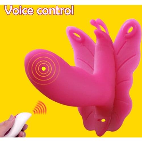 Strap on vibrator clitoris stimulator wireless remote control vibrator voice control g spot massage magic wand sex toy for women