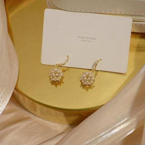14k real gold plated fashion jewelery crystal exquisite earrings for woman holiday party elegant earring