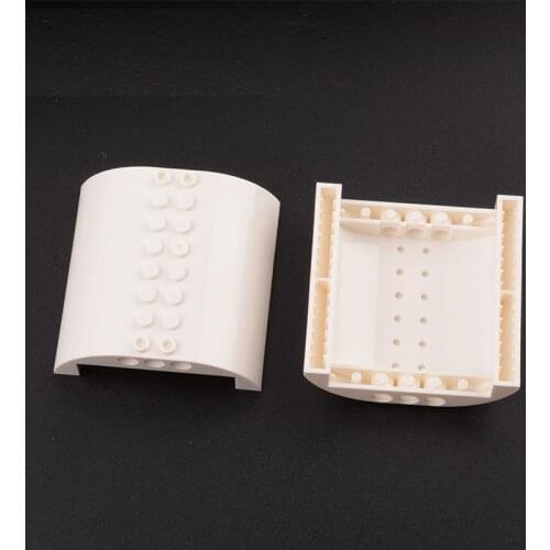 Smartable Slope 8x8x2 Curved Double Building Blocks MOC Brick Parts Toys For Kids Compatible Major Brand 54095 4pcs/Lot