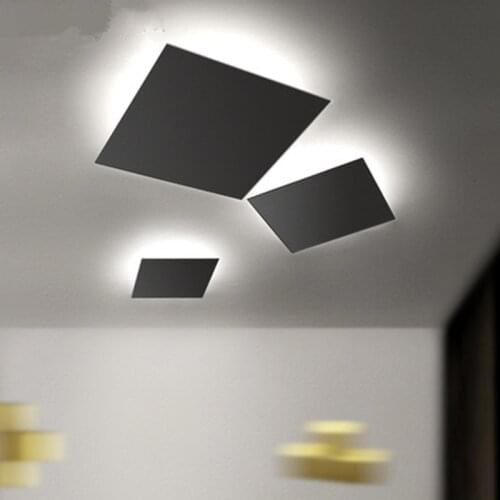 Modern Simple Acrylic Ceiling Lighting LED Square Creative Combination Ceiling Lights Bedroom Living Room Decor Home Lighting