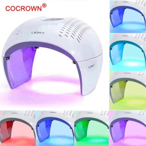 7 Color PDT LED Photon Light Therapy Lamp Facial Body Beauty SPA PDT Mask Skin Tighten Rejuvenation Wrinkle Remover Acne Device