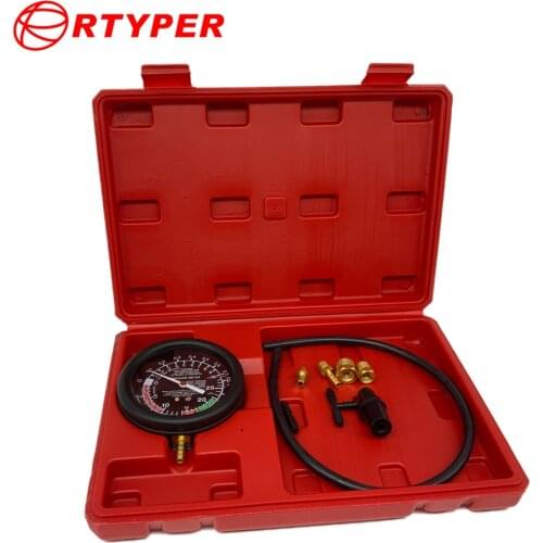 TU-1 Vacuum and Fuel Pump Tester Gauge Kit Engine Vacuum Fuel Pump Gauge Carburetor Pressure Diagnostics Leakage Tester