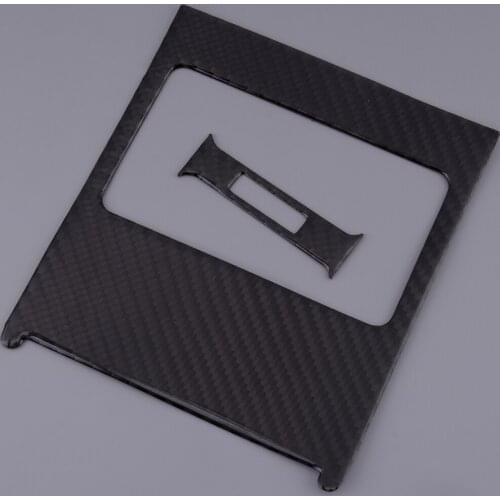 Carbon Fiber Car Rear Air Condition Outlet Vent Panel Cover Trim Fit for Mercedes Benz C Class W204 2007-2010 2011 2012 2013