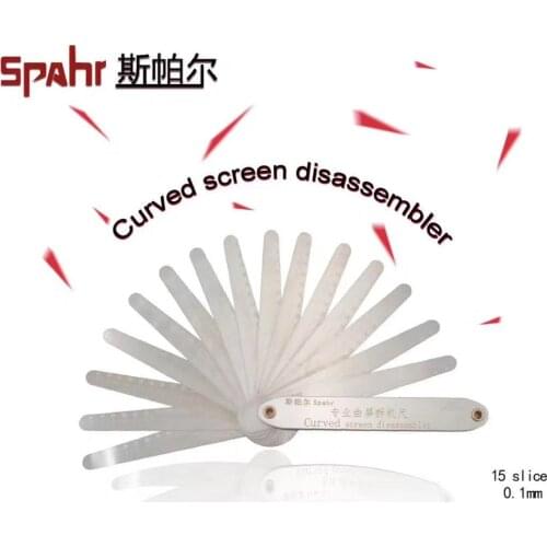 Universal Disassembler Tool 0.1mm Tool Set For Mobile Phone Curved Edge Screen Opening Separating Repair