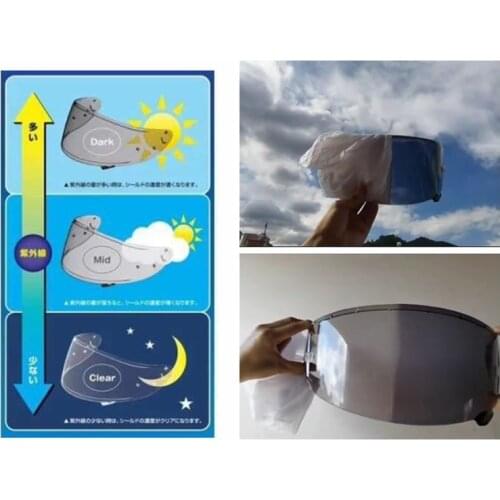 UV discolor Helmet visor for arai RX-7X CORSAIR-X RX-7V VAS-V XD NE0