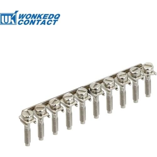 10Pcs FBI10-RTK/S Fixed Bridge For ERTK/S URTK/S Din Rail Terminal Block Wire Connector Accessories FBI 10-RTK/S Wiring Jumpers