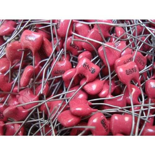 100% New and original 500V 68PF 68P Copper film silver mica capacitor