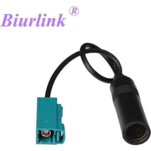 2pcs Car Fakra Radio Harness Antenna Adaptor Cable for VW Audi Citroen Ford