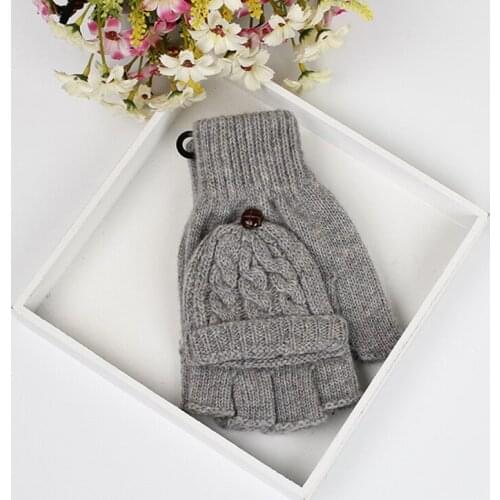28GD Women Men Winter Warmer Soft Fingerless Gloves Mittens Knitted Glove Hand New