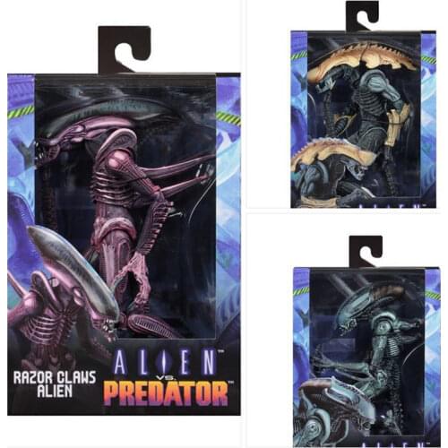 3Colors Aliens vs Predator Arcade game Edition Action Figures Collectible Model Toy