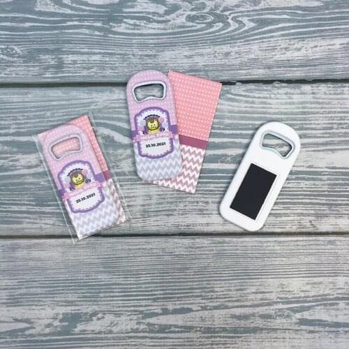 30 pcs Personalized Bottle Opener Magnet-Purple Bubble Lion Model 445764271