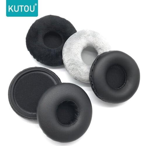 Audio Technica ATH-ES55 headphone Ear Pads, headphone earpads 60 mm protein leather replacement Ear Cushion Earmuffs