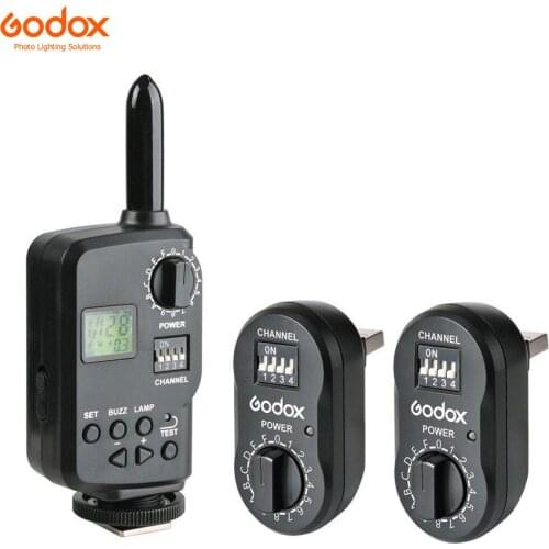 Godox FT-16 Wireless Power Controller Remote Flash Trigger with 2x FTR-16 Receiver for Godox Witstro AD180 AD360 Speedlite Flash