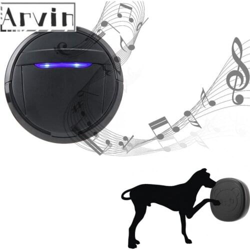 Wireless Waterproof Touch Button Dog Training Door Bell SOS Caller 1 Transmitter 1 Receiver 300m Remote Control Smart Doorbell