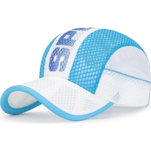 Kids Toddlers UV Protection Lightweight Quick Dry Breathable Baseball Cap Mesh Trucker Running Summer Hat For Boys Girls