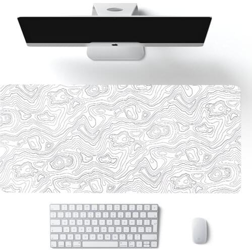 Big Art Mousepad White Black Desk Protector Pad on The Table Pads Computer Mat Xxl Mouse Pad Extended Pad Deskmat mouse pad gift