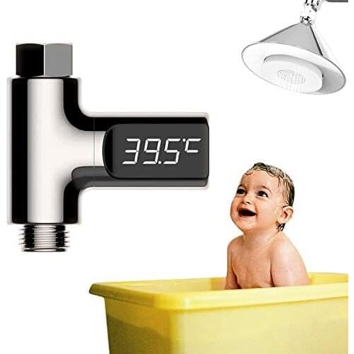 Dodecagon Passive LED Screen Display Water Temperature Gauge Water Thermometer Easy to operate not contain batteries