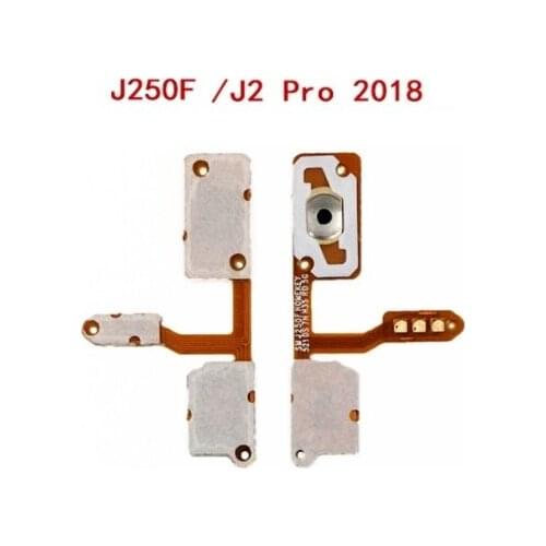 Home Button Flex Cable menu Return Key Repair Parts FPC for Samsung J2 Pro 2018 J250F 20pcs