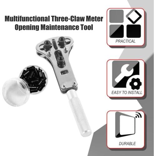 Watch Repair Tool Waterproof Screw Adjustable Back Case Opener Wrench Remover Watch Battery Remover Press Closer Remover Wrench