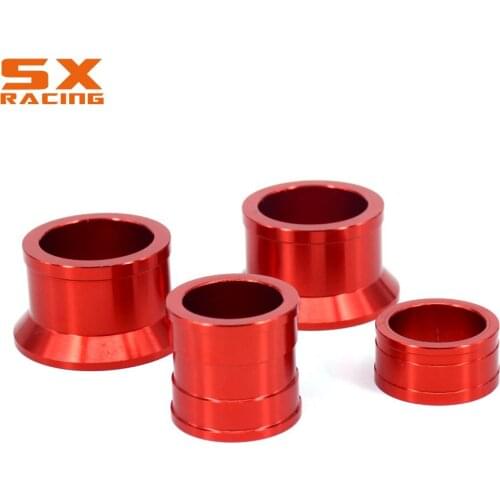Motorcycle Front And Rear Wheel Hub Spacer Set For HONDA CR125R CR250R 02-07 CRF250R CRF250X 04-14 CRF450R 02-14 CRF450X