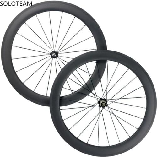Any brand 60mm Tubular carbon wheels 700C road bike full carbon wheelset 60mm bicycle wheels