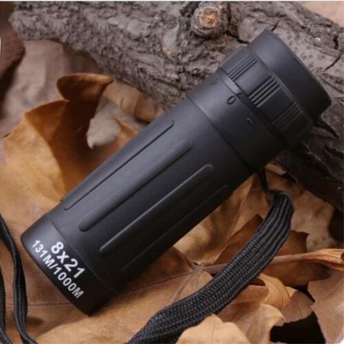 8X Monocular Telescope 8x21 Camping Hunting Sports Telescope Handy Scope Compact Monocular Binoculars Portable Black wholesale