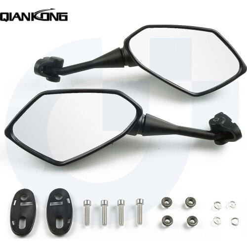 Motorcycle rearview mirror 2pc/ pair Wide Angle Adjustabl left right Adjustable FOR DUCATI Monster400/600/900/1100 M400 M900