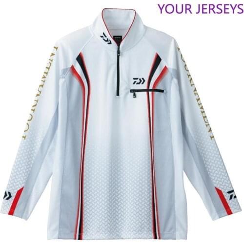 New Arrival DAIWA Fishing Jacket Top Quality Long Sleeve Quick Dry Men Fishing Shirts Outdoor Breathable Fishing Clothes