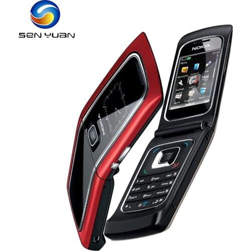 Original Nokia 6555 3G Mobile Phone Refurbished 2.0'' Display 1.3MP Unlocked Russian&Arabic Keyboard Classic Flip CellPhone