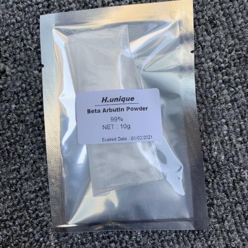10g 99% Beta Arbutin Powder Hydroxy Acid Skin Peel Acne Warts Alpha Pure Skin Lightener Brightener-Bearberry Extract