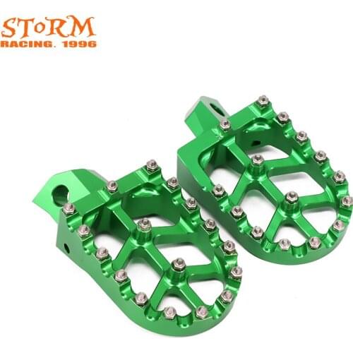 FootRest Foot Pegs Rests Pedals For KAWASAKI KDX200 KDX220 1995-2003 KDX250 1991-1996 KX125 KX250 199-1996 KX500 1991-2003