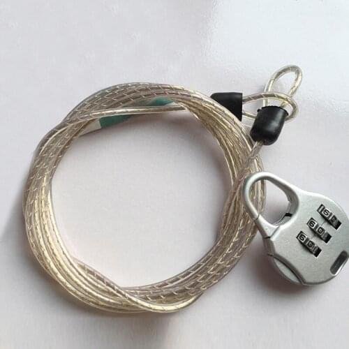 Anti-theft Password Lock Steel Cable Luggage Security Protector Bike Chain Locks Backpack Padlock C66