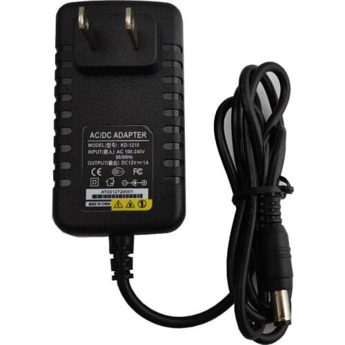 Universal EU US Plug Switching Adapter AC 110-240V to DC 12V 1A Power Supply Charger Eu Us for Pripaso Wifi Bullet Camera