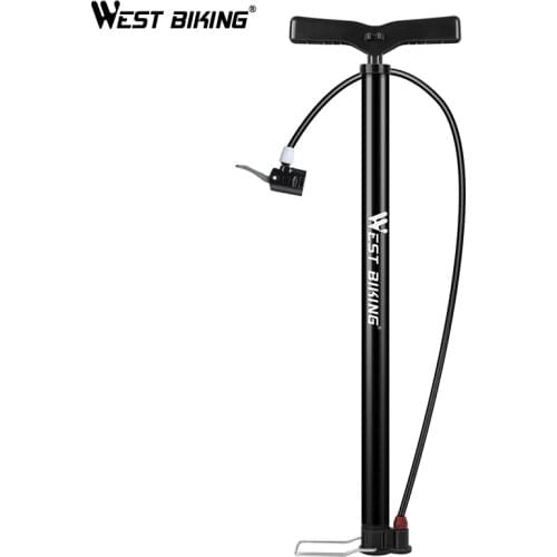 WEST BIKING 160PSI Bicycle Pump Steel Body Cycling Tire Air Inflators Electric Bicycle Accessories High Pressure MTB Bike Pump