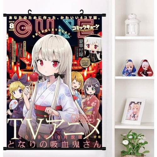 Japan Anime Tonari no Kyuuketsuki-san Sophie Twilight Cosplay Wall Scroll Mural Poster Wall Hanging HD Poster Home Decor Collect