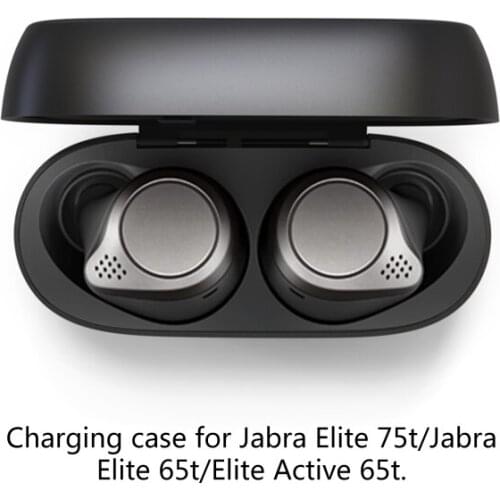 Charging Case Box for Jabra Elite 75t/Elite Active 75t Wireless Bluetooth Earphone Accessory