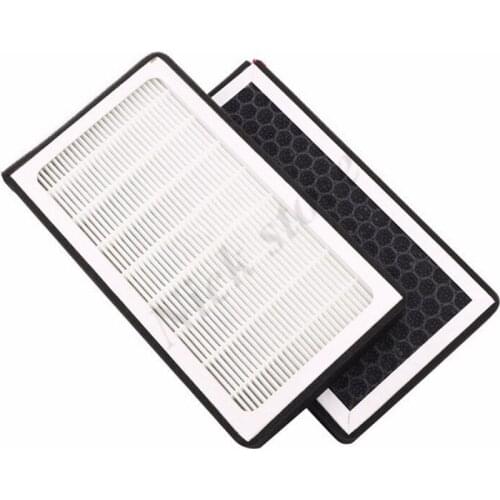 2 Pcs Cabin Filter For Tesla Model3 CN95 Odor Removal HEPA Activated Carbon Modelx Air Conditioning Filter