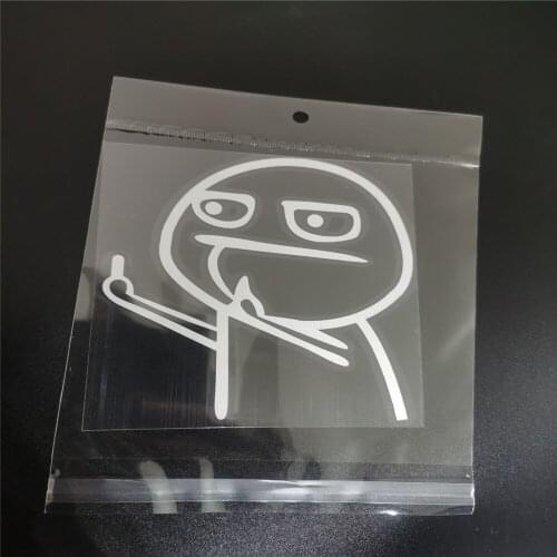 2021 Car Cartoon Funny Middle Finger Sticker for Hyundai Solaris Accent Elantra Sonata I40 I10 i20 I30 i35 IX20 IX25 IX35 Tucson